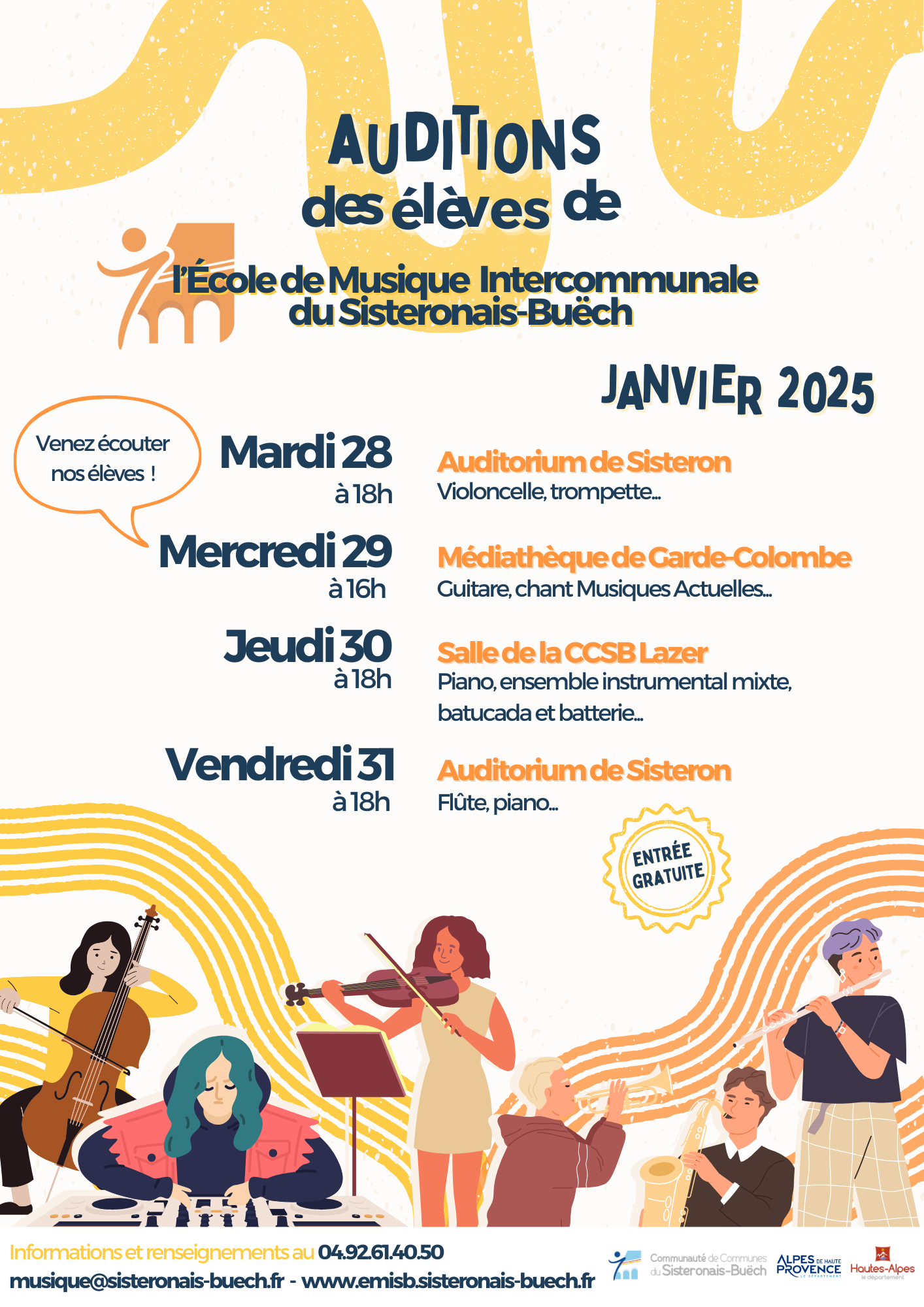 Auditions Mixtes Itinérantes
